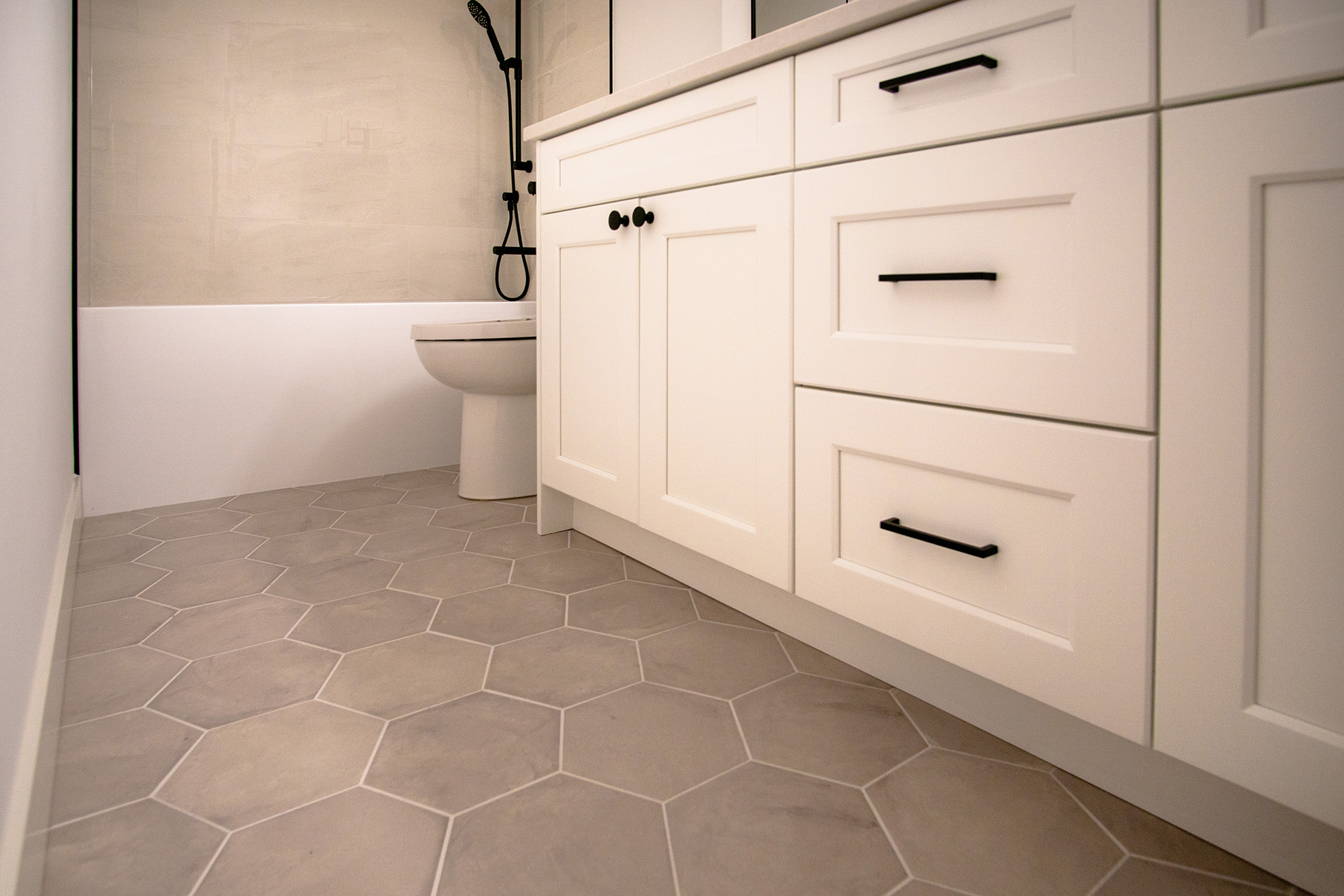 Langley — Bathroom floor